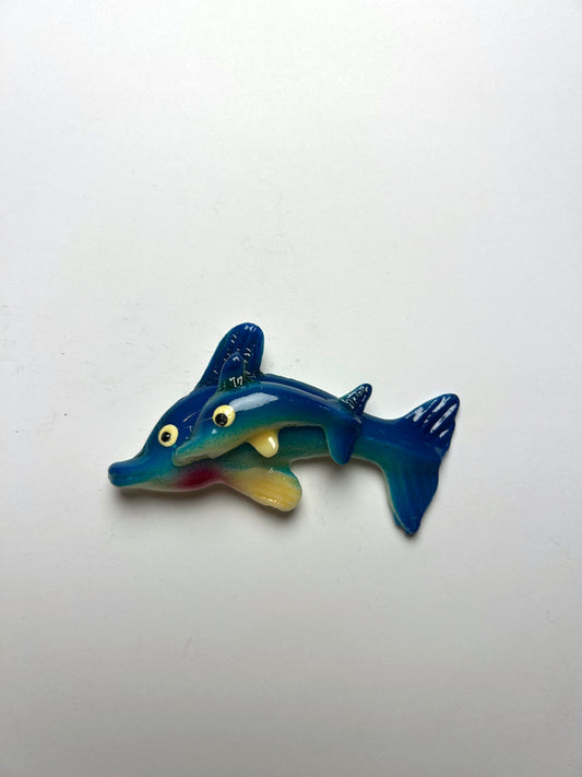 Magnet - Dolphin with Baby