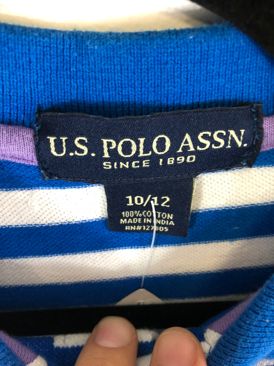 Striped Polo Assn Top