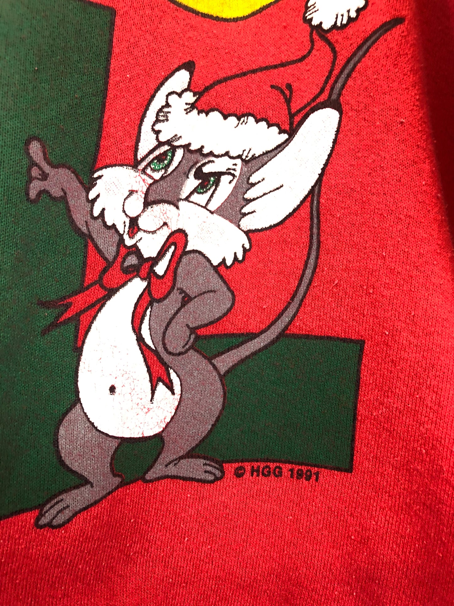 1991 Chipmunk Noel Holiday Sweatshirt