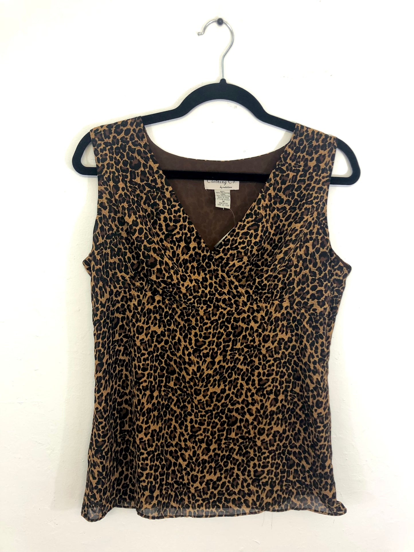 Clothing Co by Notations Leopard Blouse