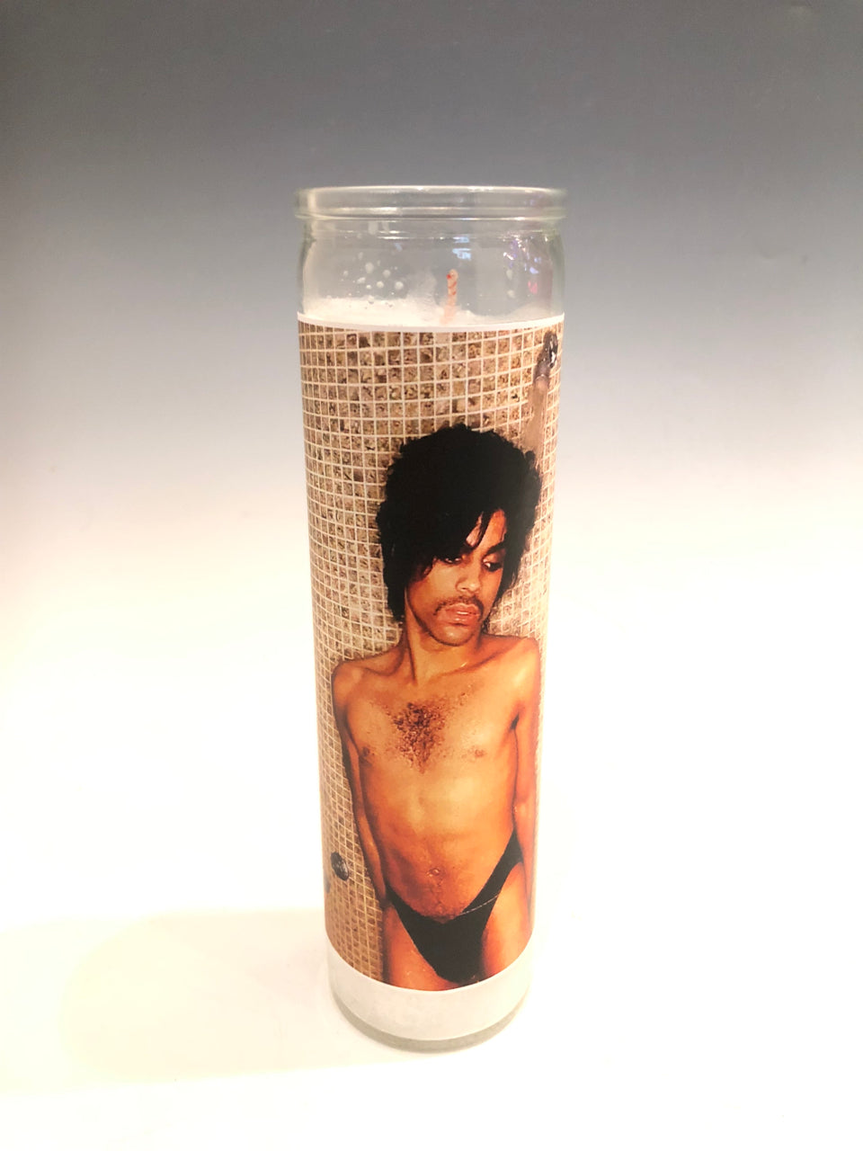 Prince in Shower Prayer Candle