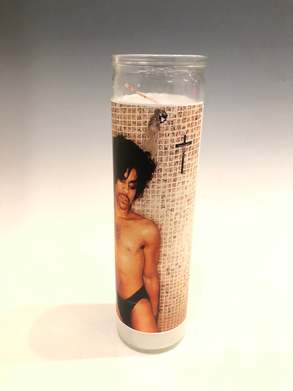 Prince in Shower Prayer Candle