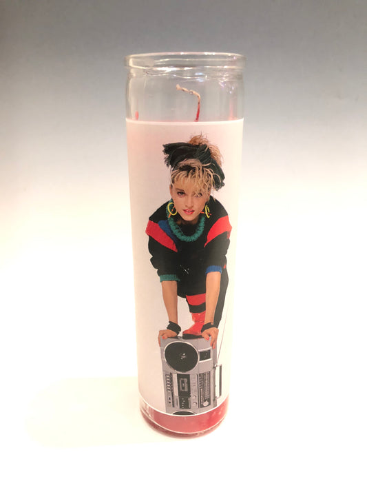 Madonna with Boom Box Prayer Candle