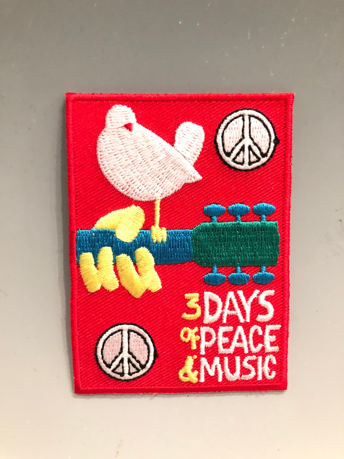 Woodstock Music Festival Iron-On Patch
