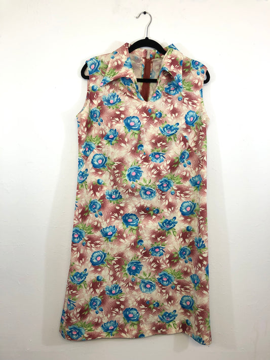 70s Floral Maxi Dress