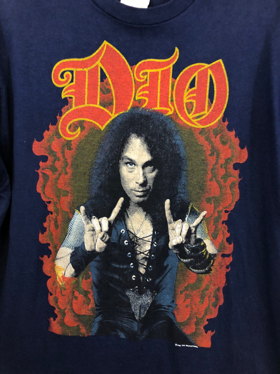 Dio 1985 Sacred Heart Tour T-Shirt Navy