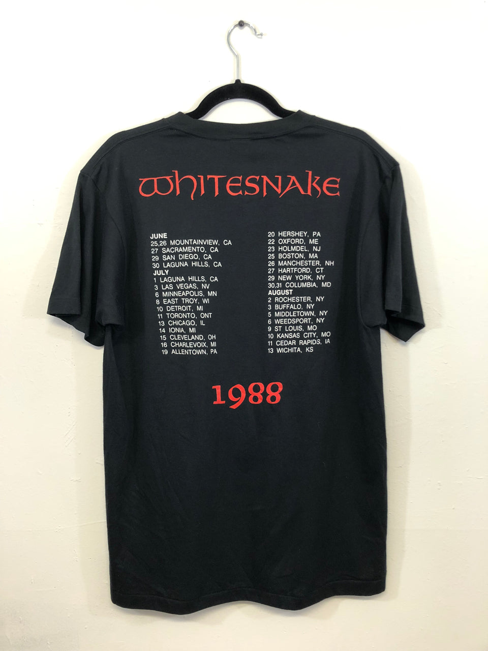 Whitesnake / David Coverdale 1988 Tour T-Shirt