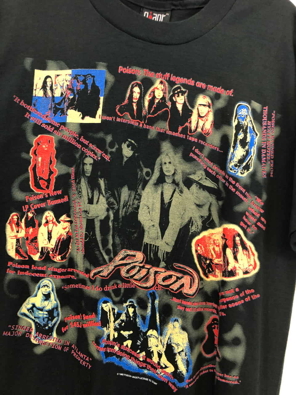 Poison Native Tongue World Tour 1993 T-Shirt