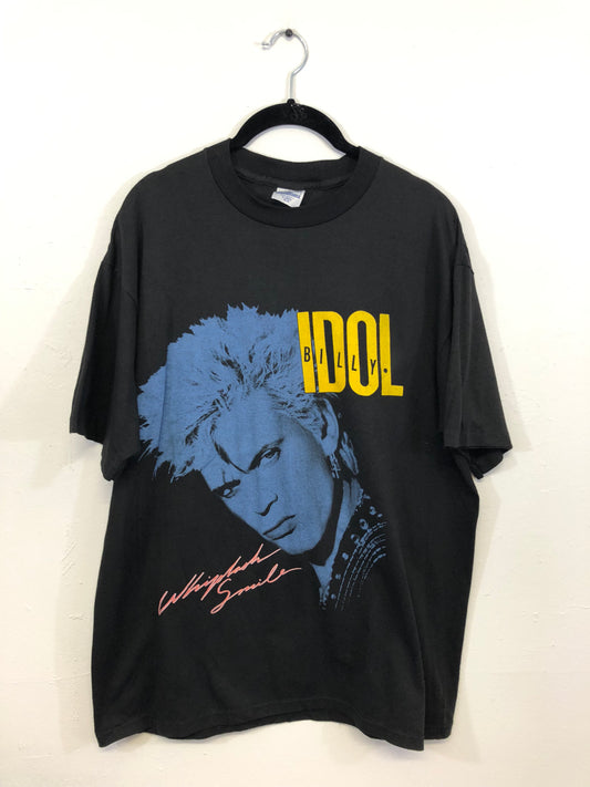 Billy Idol Whiplash Smile North American Tour 1987 T-Shirt
