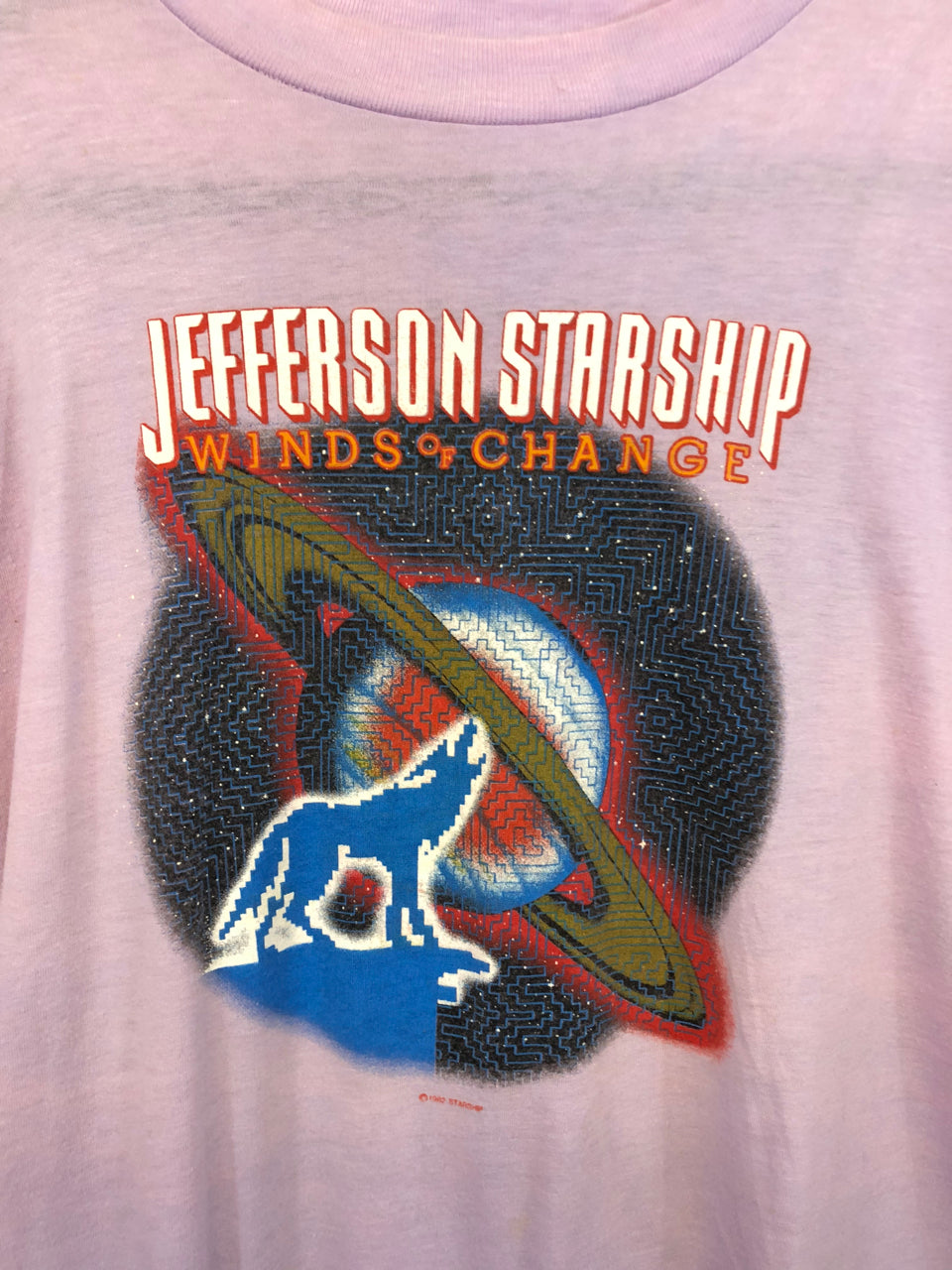 Jefferson Starship Winds of Change 1982 Sleeveless T-Shirt