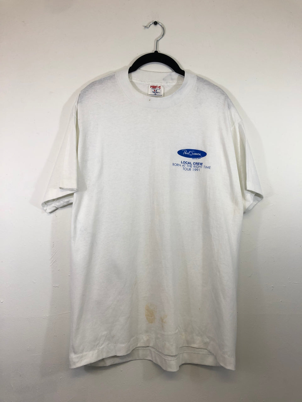 Paul Simon 1991 Local Crew Tour T-Shirt