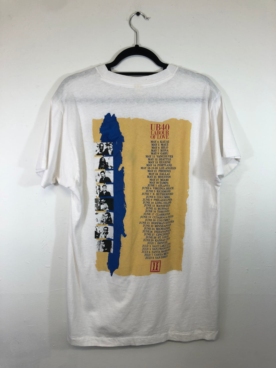 UB40 Labour of Love Tour 1990 T-Shirt