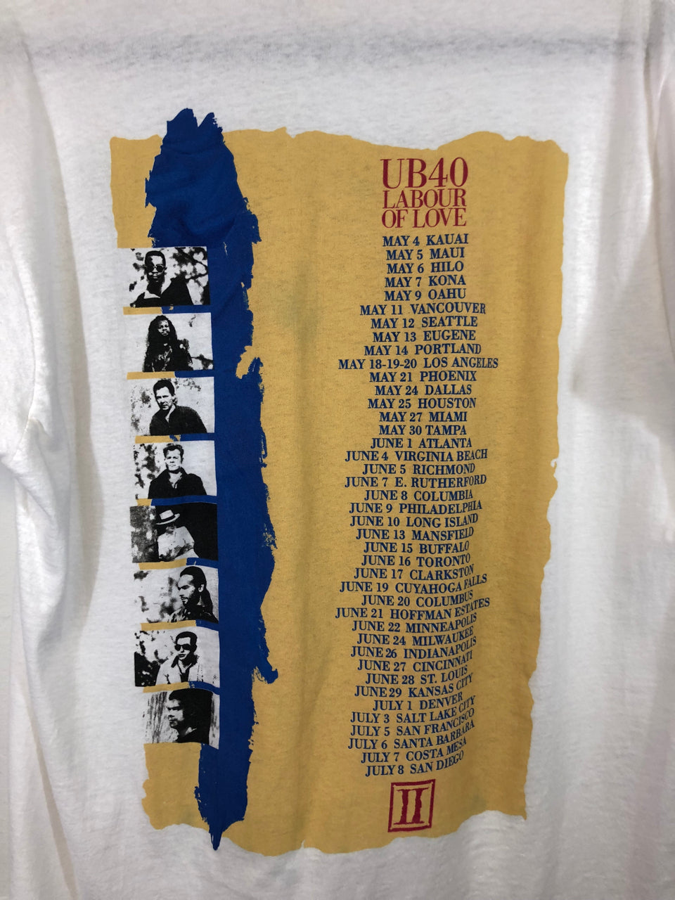 UB40 Labour of Love Tour 1990 T-Shirt