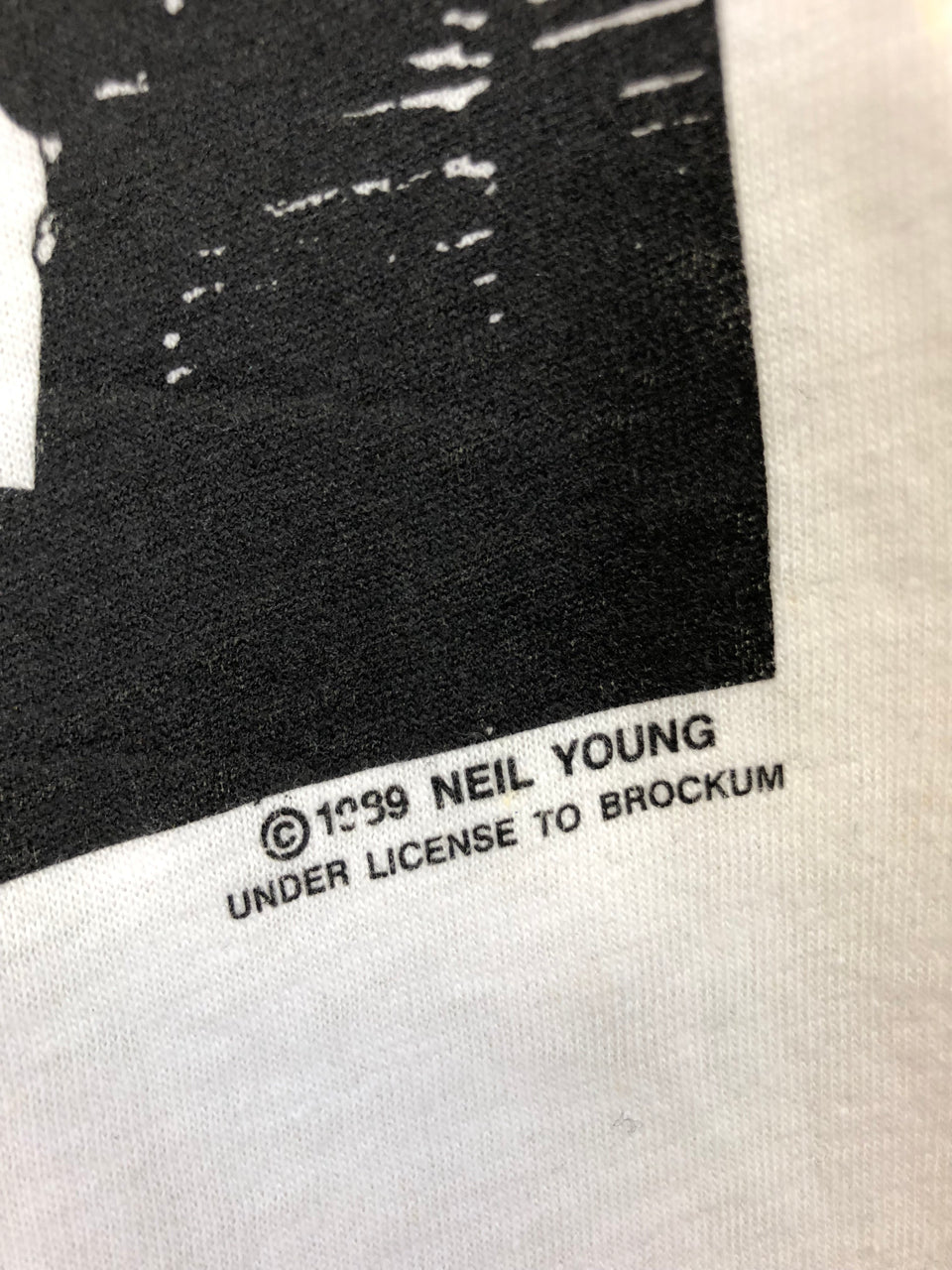 Neil Young A Solo Acoustic Evening Tour 1989 T-Shirt