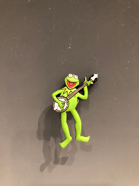 Kermit the Frog with Banjo Rubber Pin