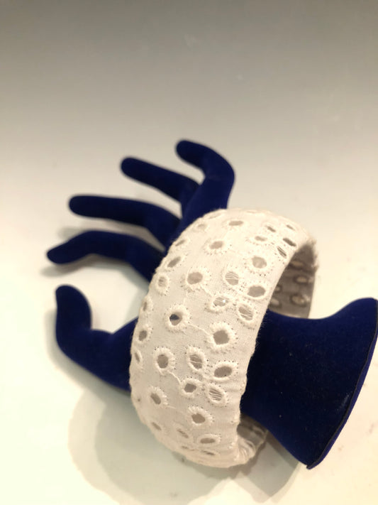 Eyelet Fabric Bangle