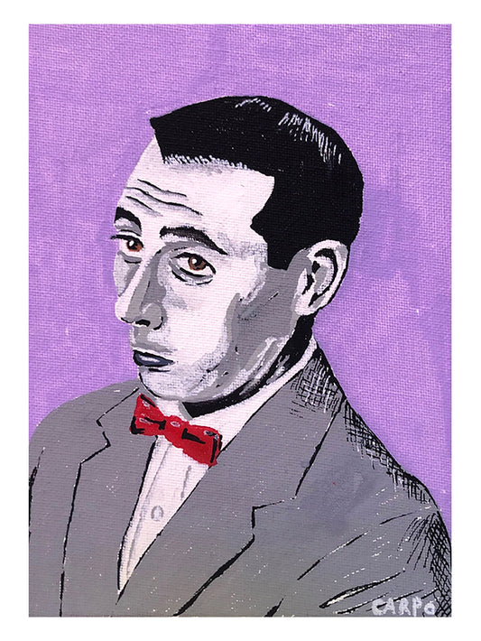 Pee-Wee Herman Portrait - Art Print by Carpo